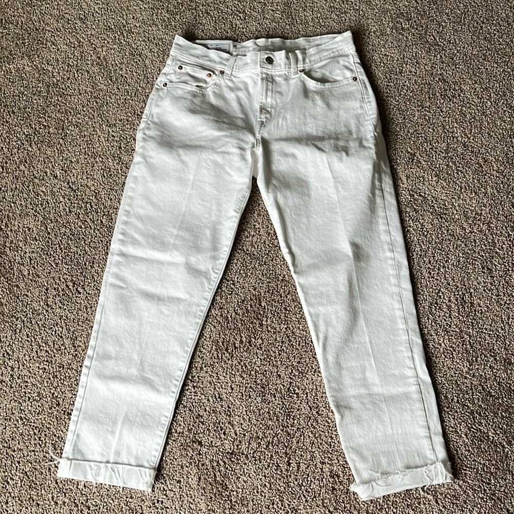 GAP Women's White Ankle & Cropped Jeans